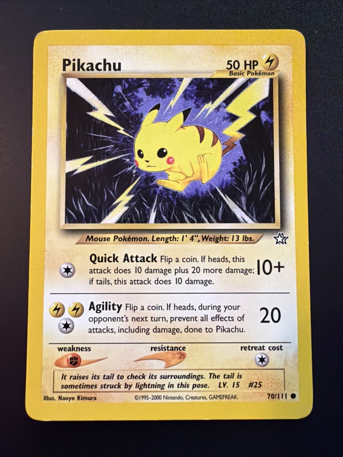 Pikachu 70/111 Neo Genesis Regular