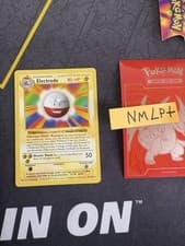 Pokémon Card Electrode 21/102 Base Set Shadowless Rare Non Holo 159💎NM LP +💎