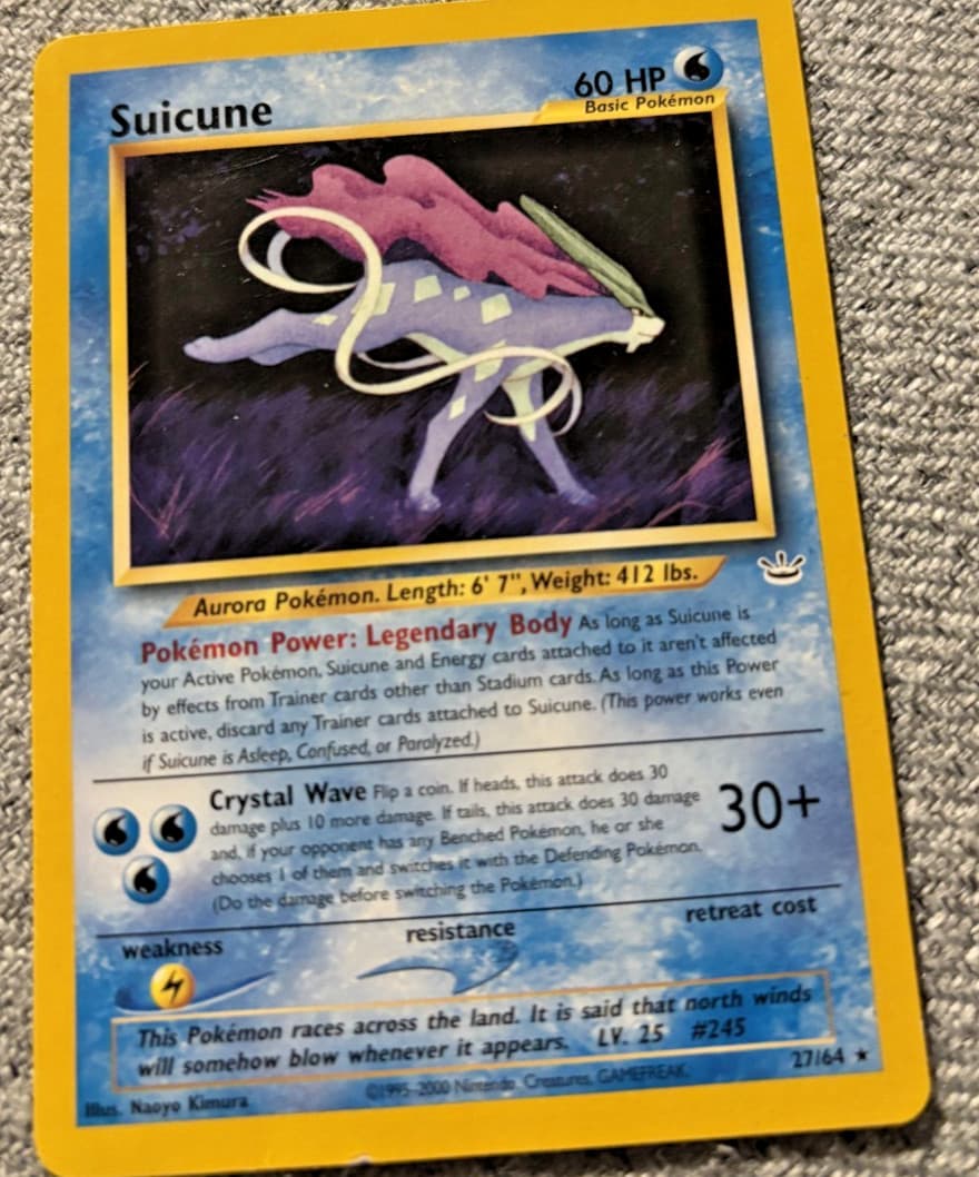 Suicune 27/64 Neo Revelation Regular