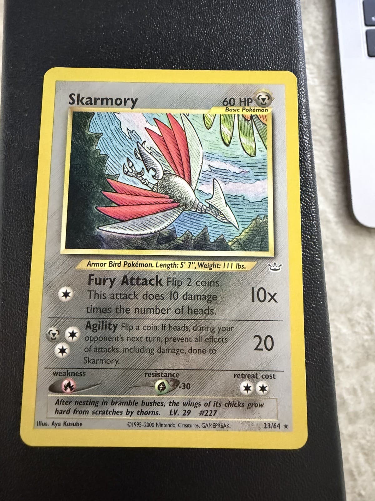 Skarmory Unlimited Rare Neo Revelation 23/64 MP