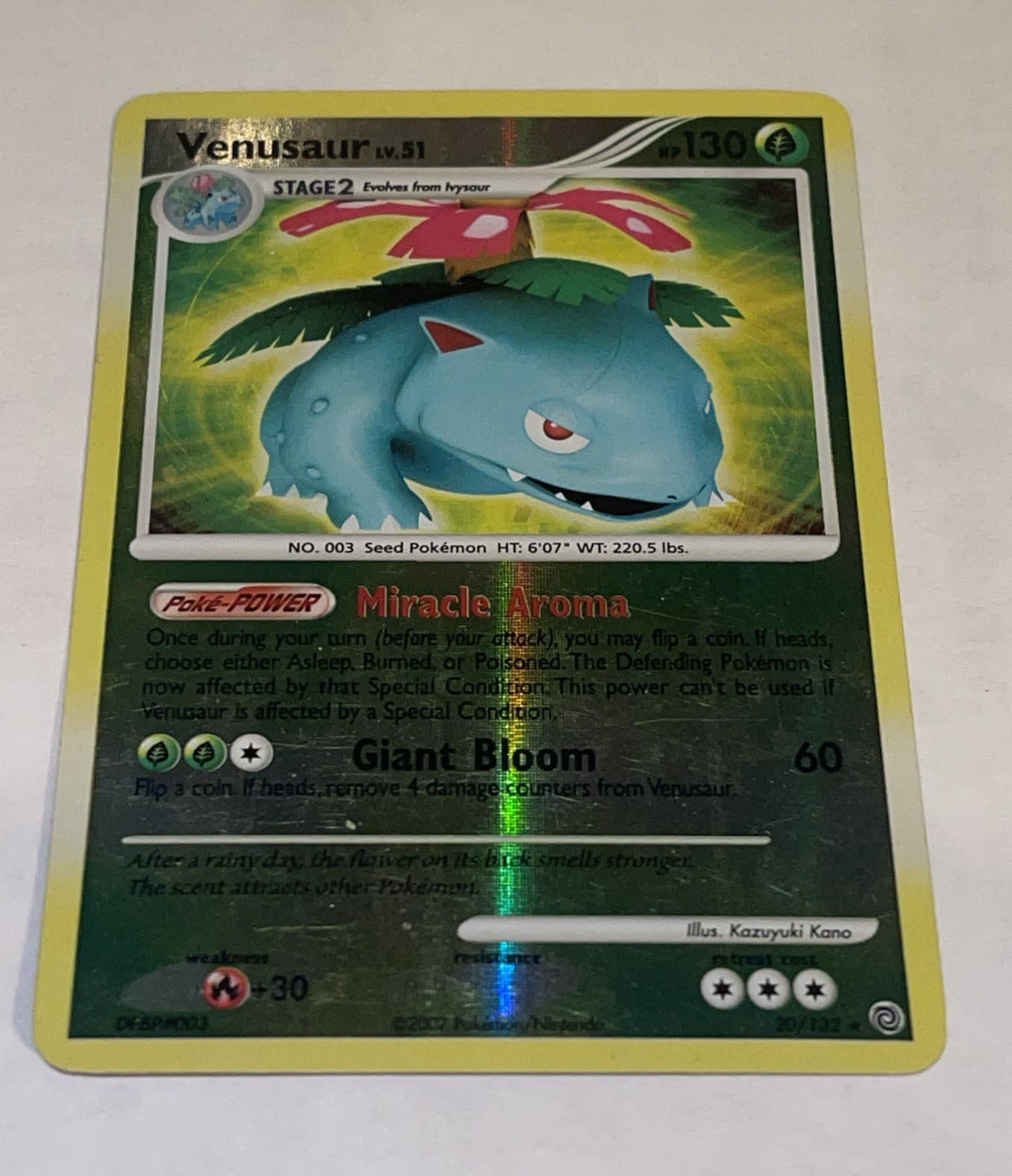 Pokémon TCG Venusaur Holo Holo Rare Card Secret Wonders 20/132