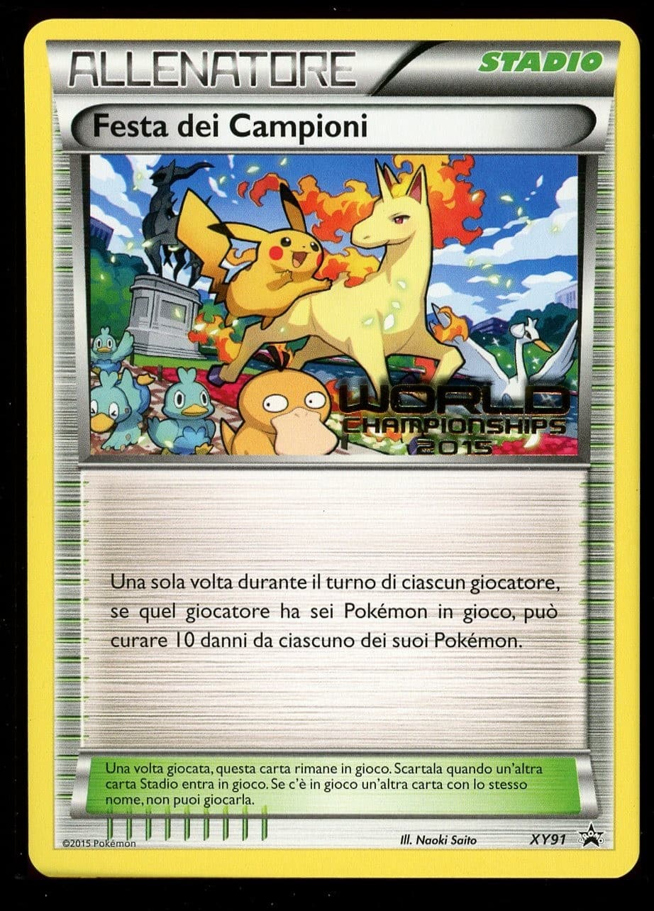 Pokemon Worlds 2015 Italian Champions Festival (Festa dei Campioni) XY91