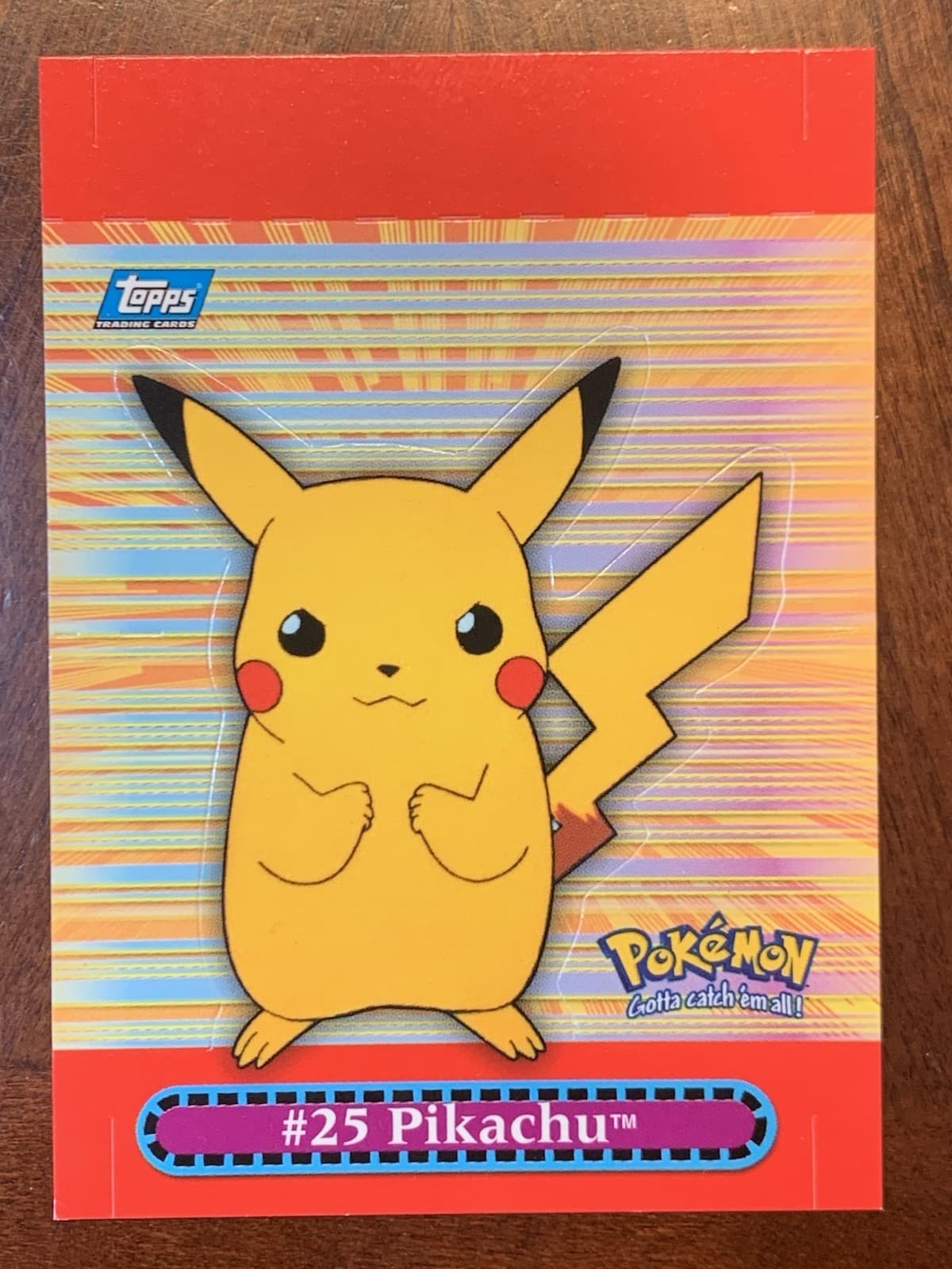 2000 Topps Pokemon TV Animation Series 3 Pikachu #25 Pop-Up Card #2 of 10