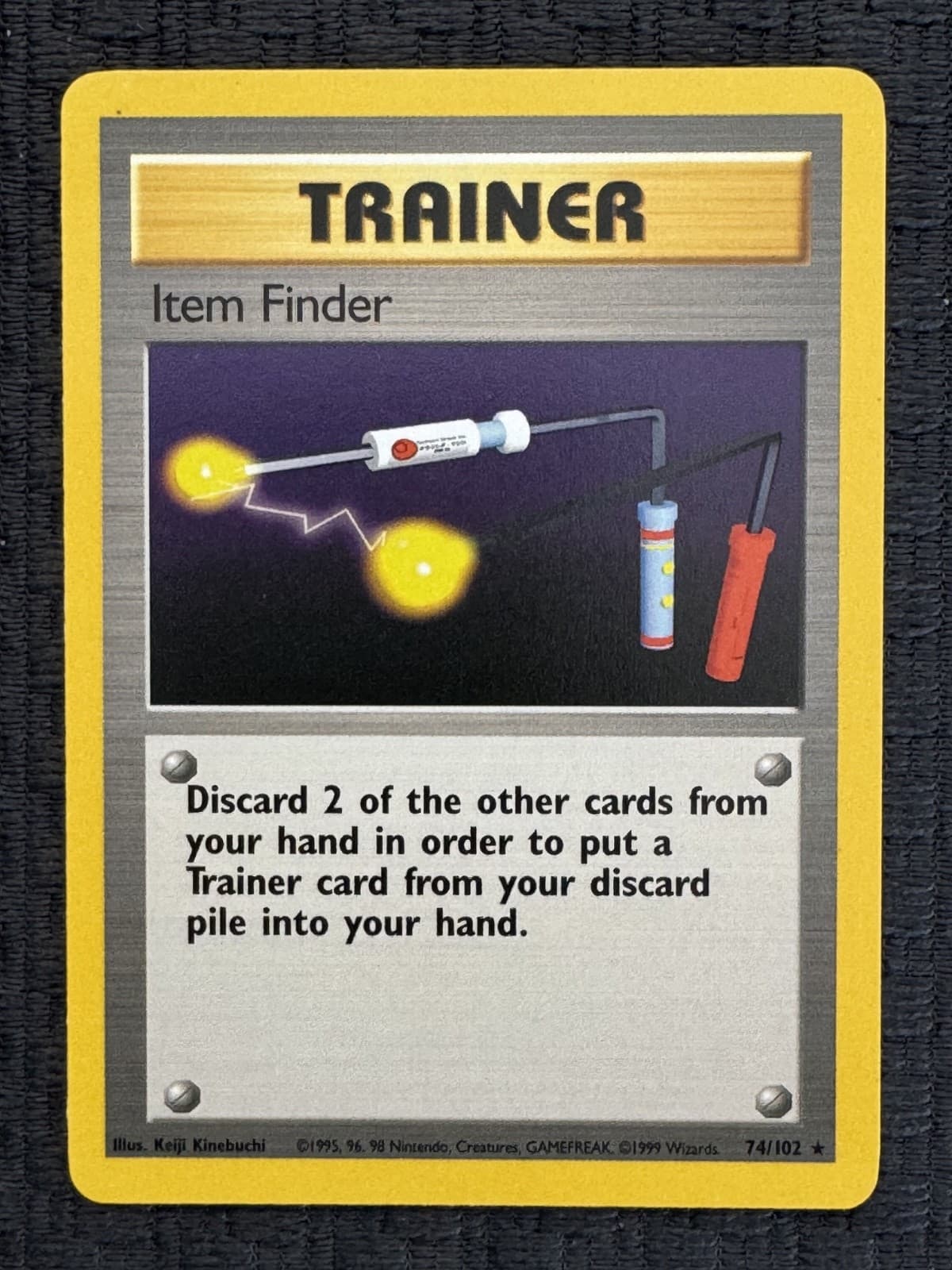 Item Finder 074/102 Base Set (Shadowless) Regular