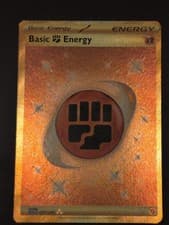 Fighting Energy (Secret) Holo 169/145 NM SM - Guardians Rising Pokemon Card NM