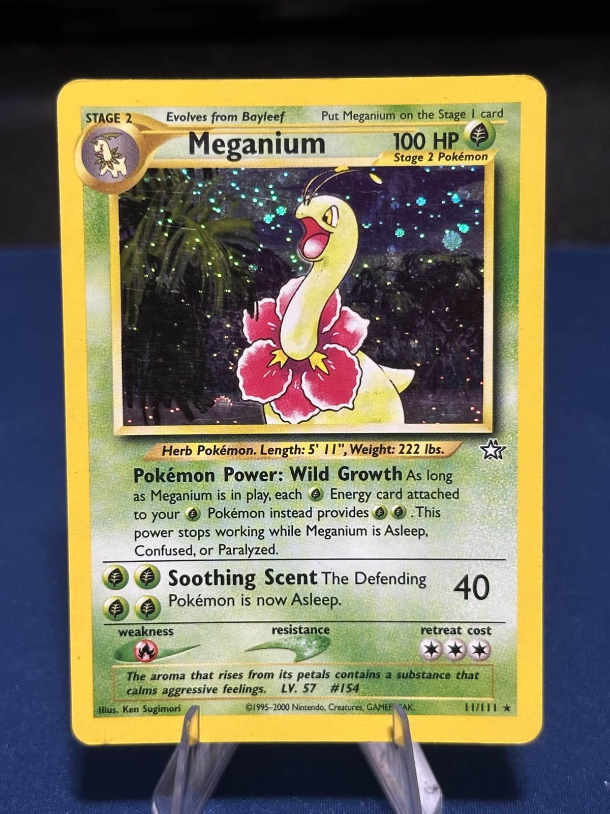 Meganium 11/111 Neo Genesis Holo