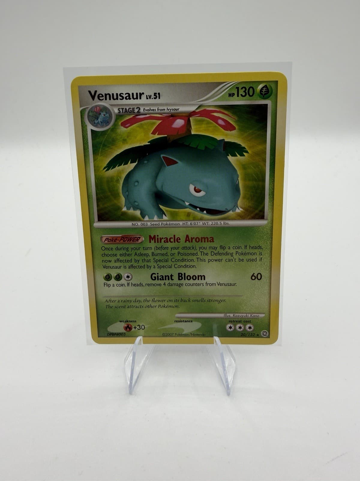 Pokemon TCG Venusaur Lv.51 Secret Wonders 20/132 2007 Nintendo normal
