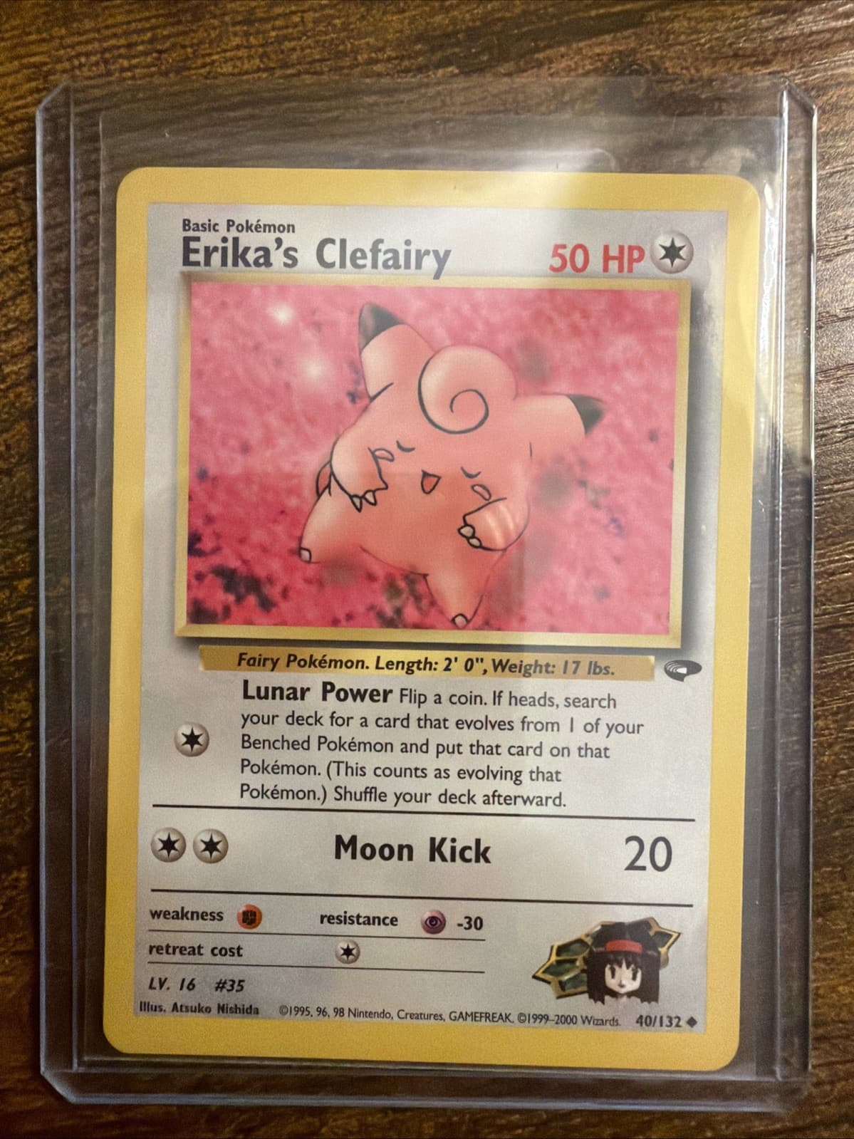 Gym Challenge Erika's Clefairy #40/132 Pokémon TCG Single Card