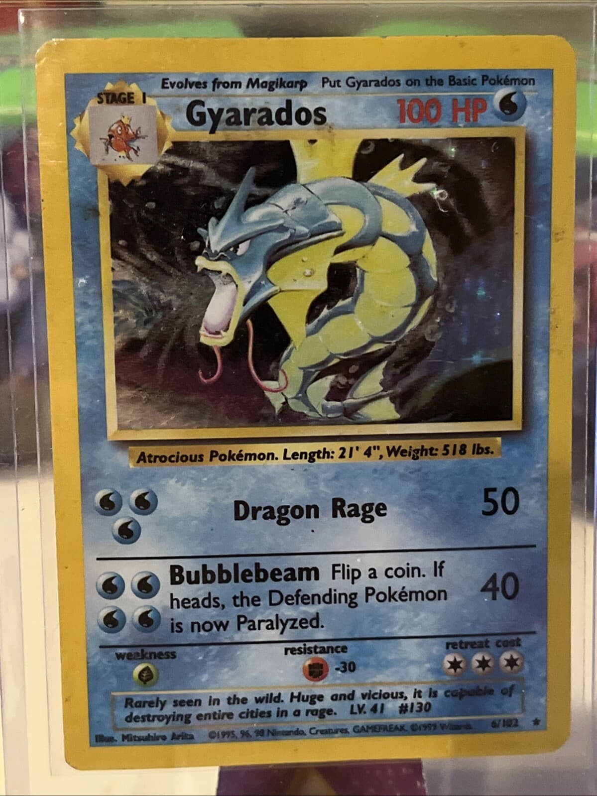 Gyarados 006/102 Base Set Holo HP