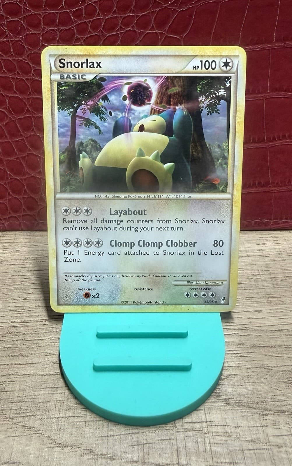 Snorlax 33/95 Call Of Legends Non Holo Rare Pokemon TCG 2011