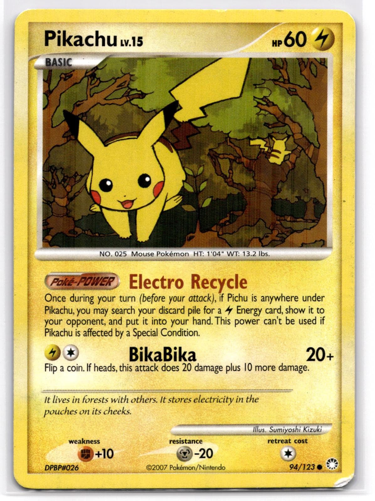 Pikachu 94/123 - Pokemon Mysterious Treasures - HP