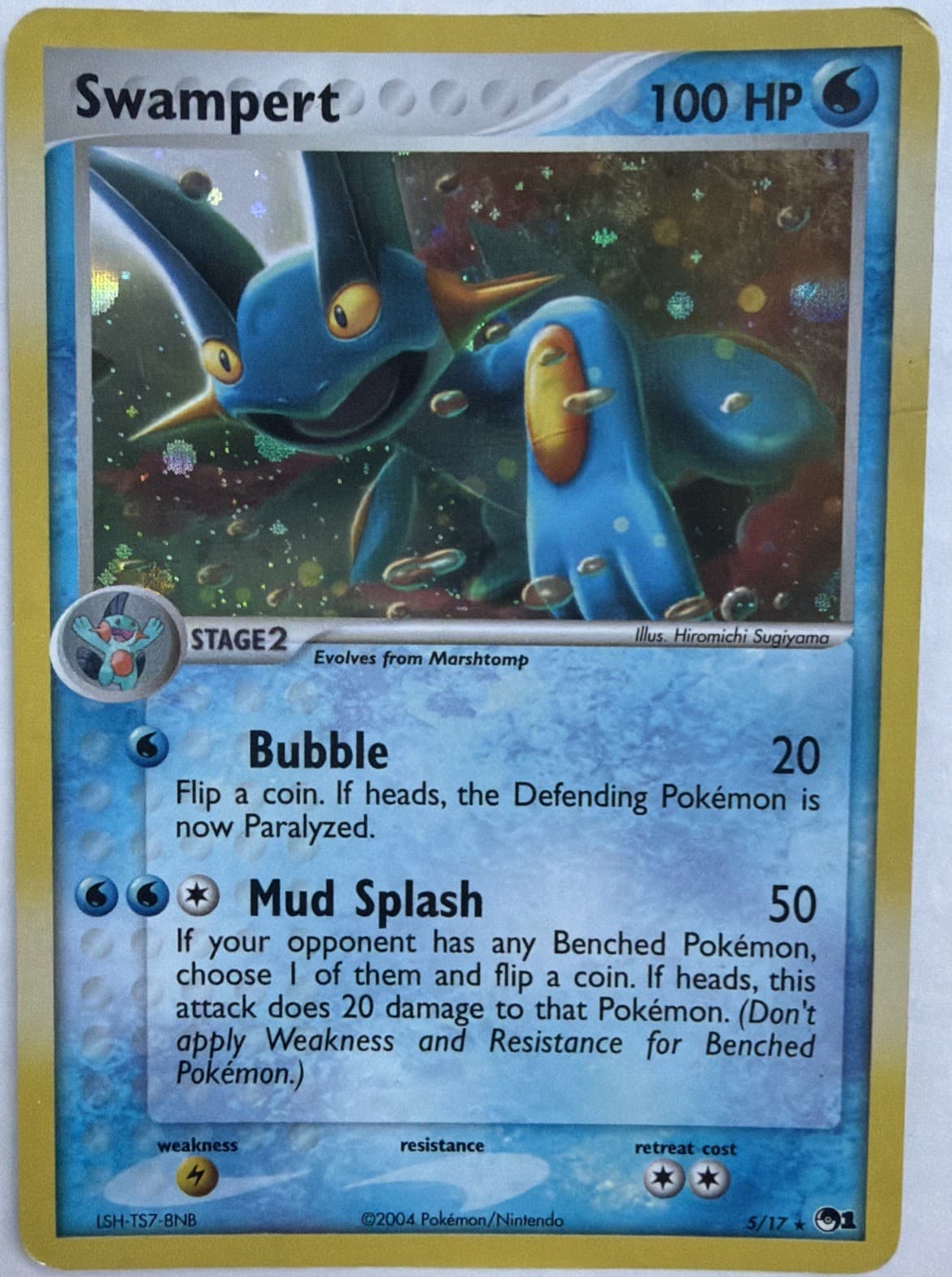 Swampert 005/017 POP Series 1 Holo