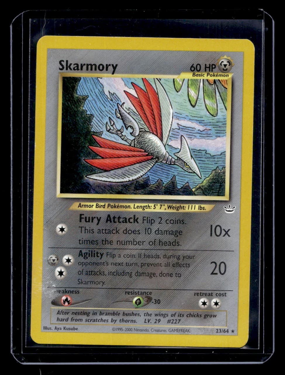 Neo Revelation Skarmory #23/64 Rare Pokémon TCG Single Card