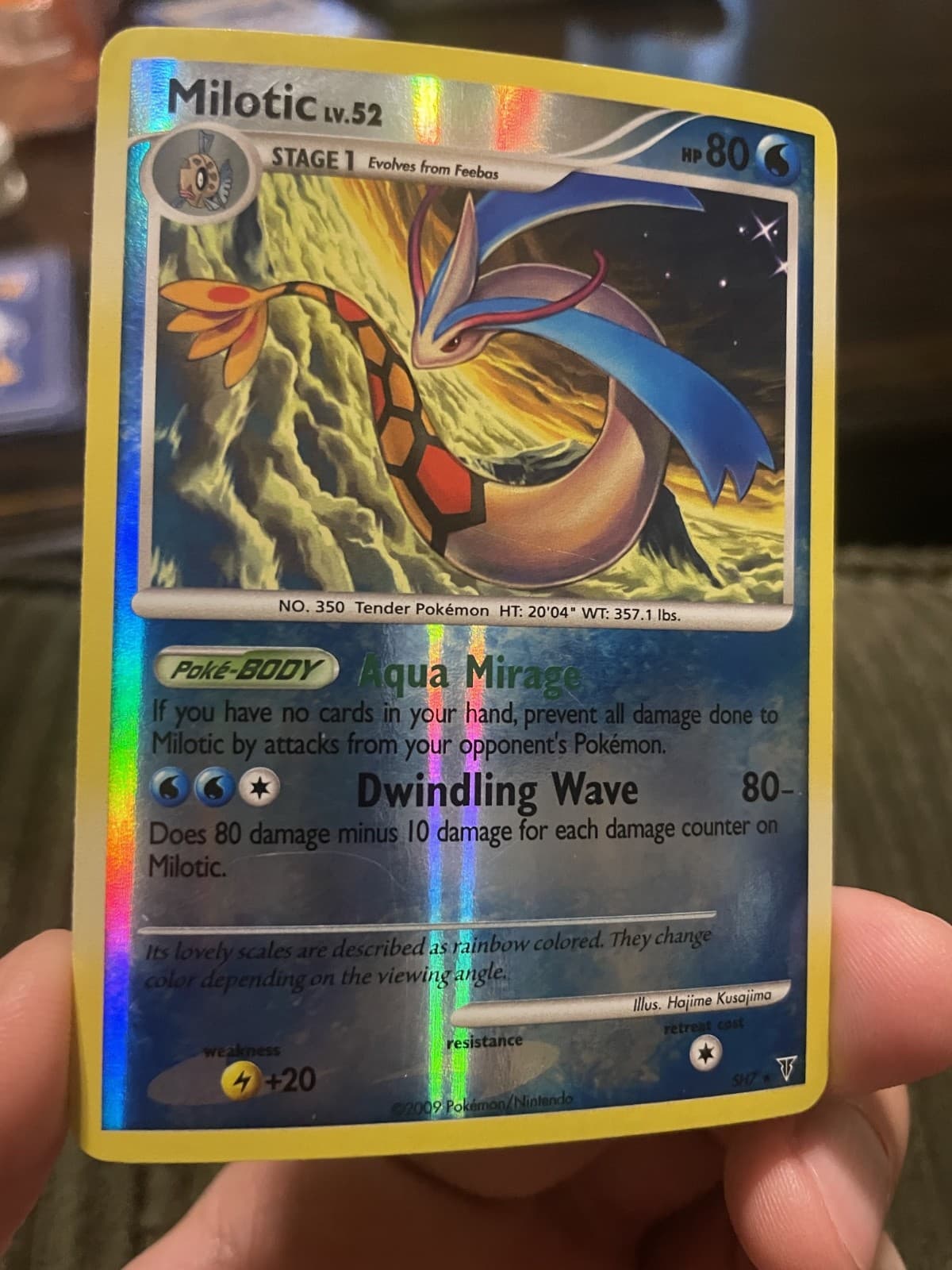 Pokemon Supreme Victors Milotic (Shiny) SH7-12 Reverse Holo