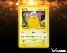 Pokemon TCG - Pikachu 58/102 Base Set Shadowless Red Cheeks, Vintage WOTC | NM