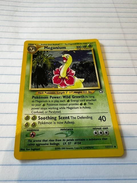 Meganium 11/111 Neo Genesis Holo
