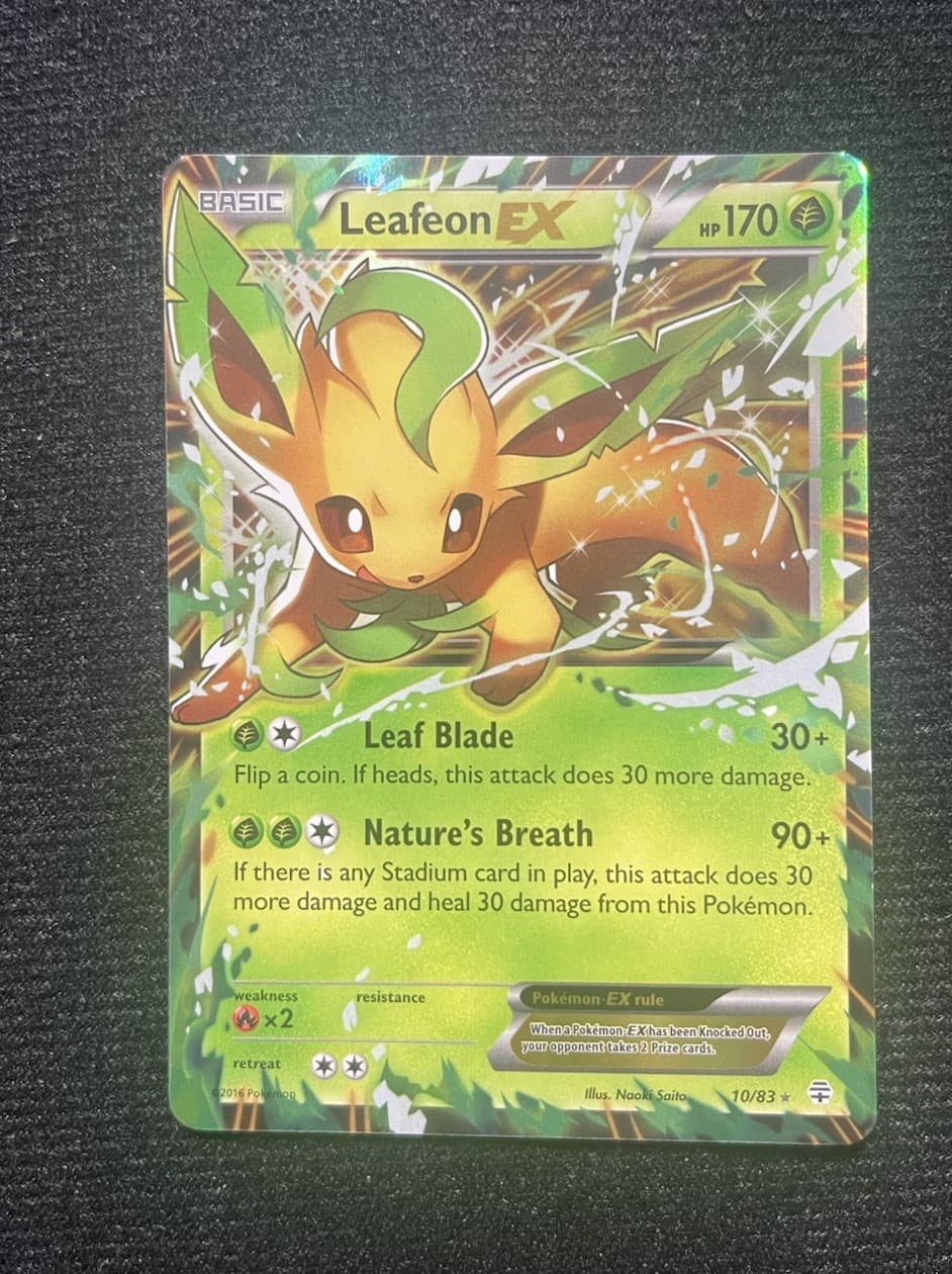 Leafeon EX 10/83 Generations Holo