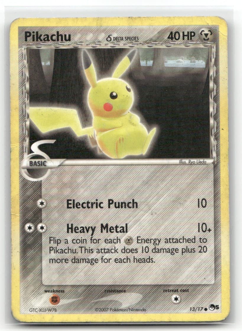 Pikachu (Delta Species) 013/017 POP Series 5 Pokemon HP