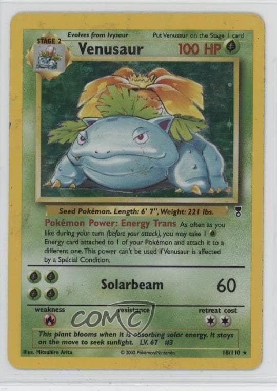 Venusaur Holo Pokemon Legendary Collection #18 2002