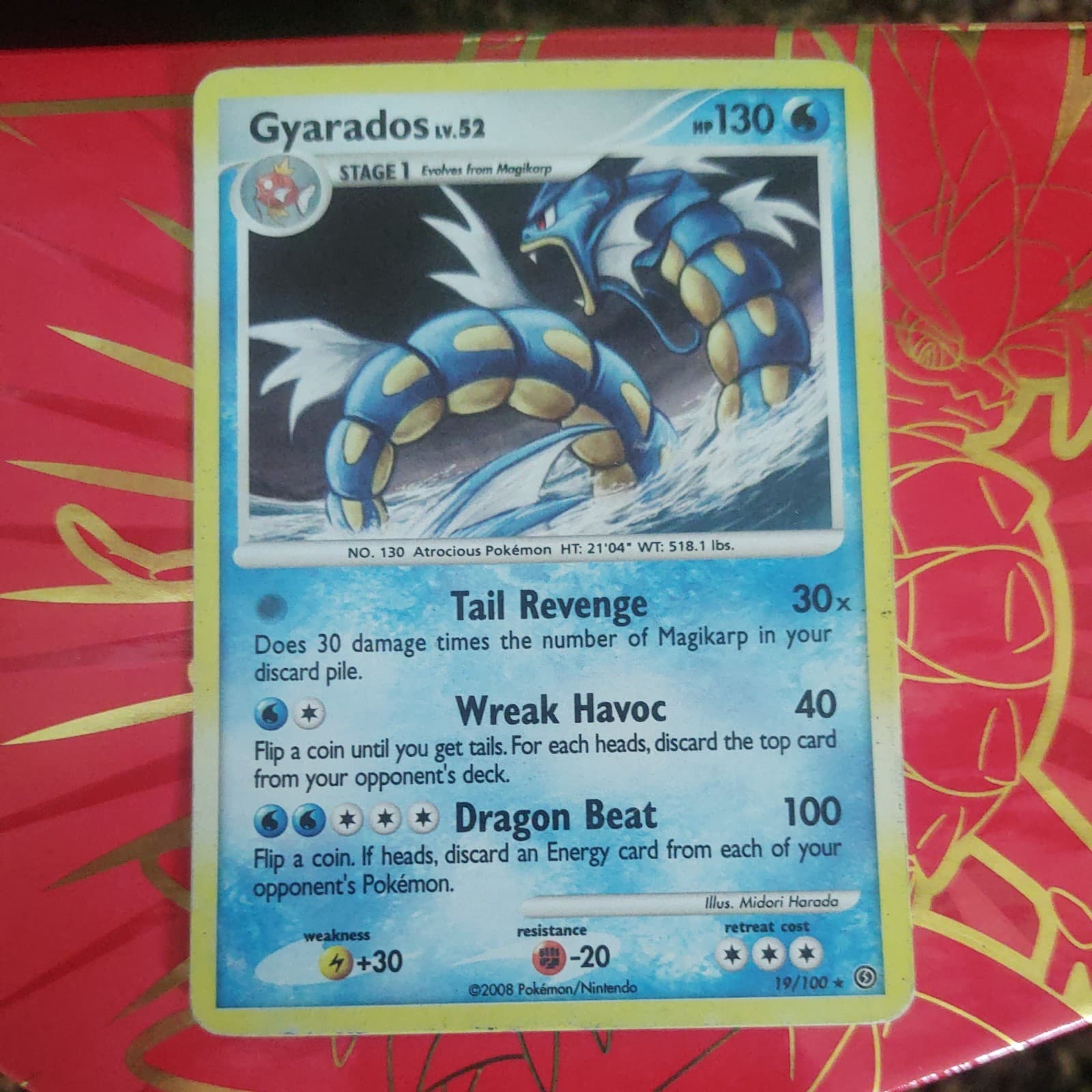 Gyarados 19/100 Stormfront Regular