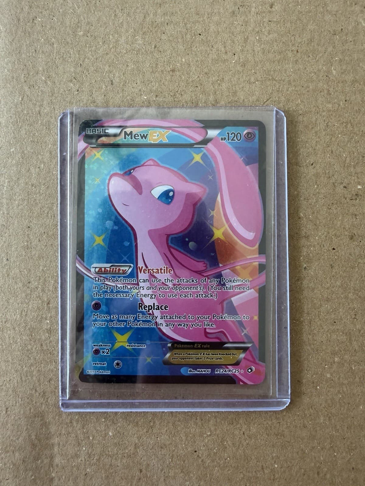 Mew EX Full Art Ultra Rare Holo RC24/RC25 Legendary Treasures Radiant Collection