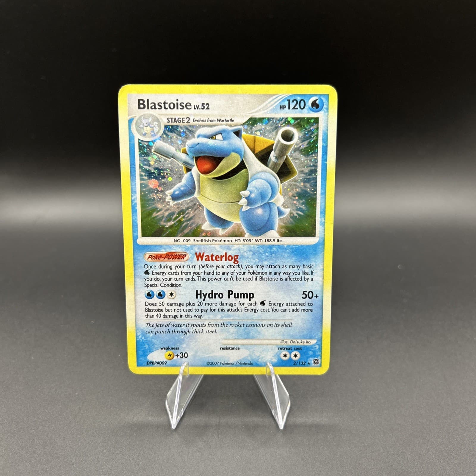Blastoise Lv52 2/132 Secret Wonders Holo… Holo Bleed 🩸Error