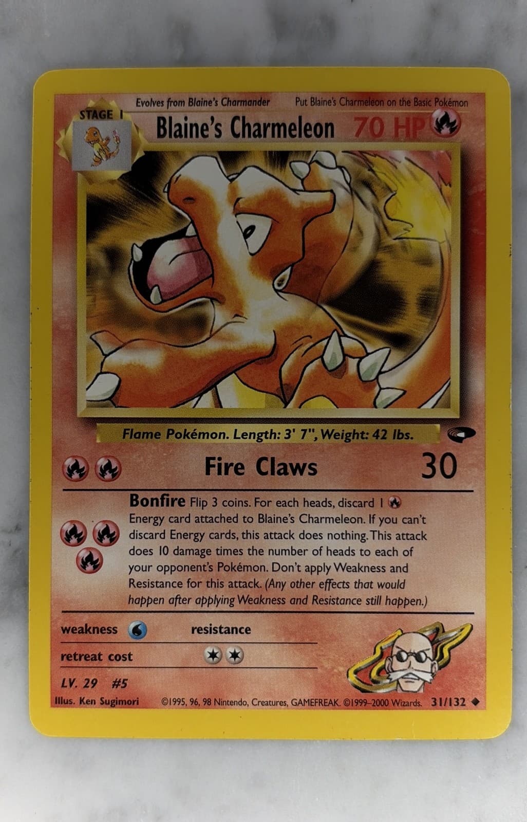 Blaine's Charmeleon 31/132 Gym Challenge Regular