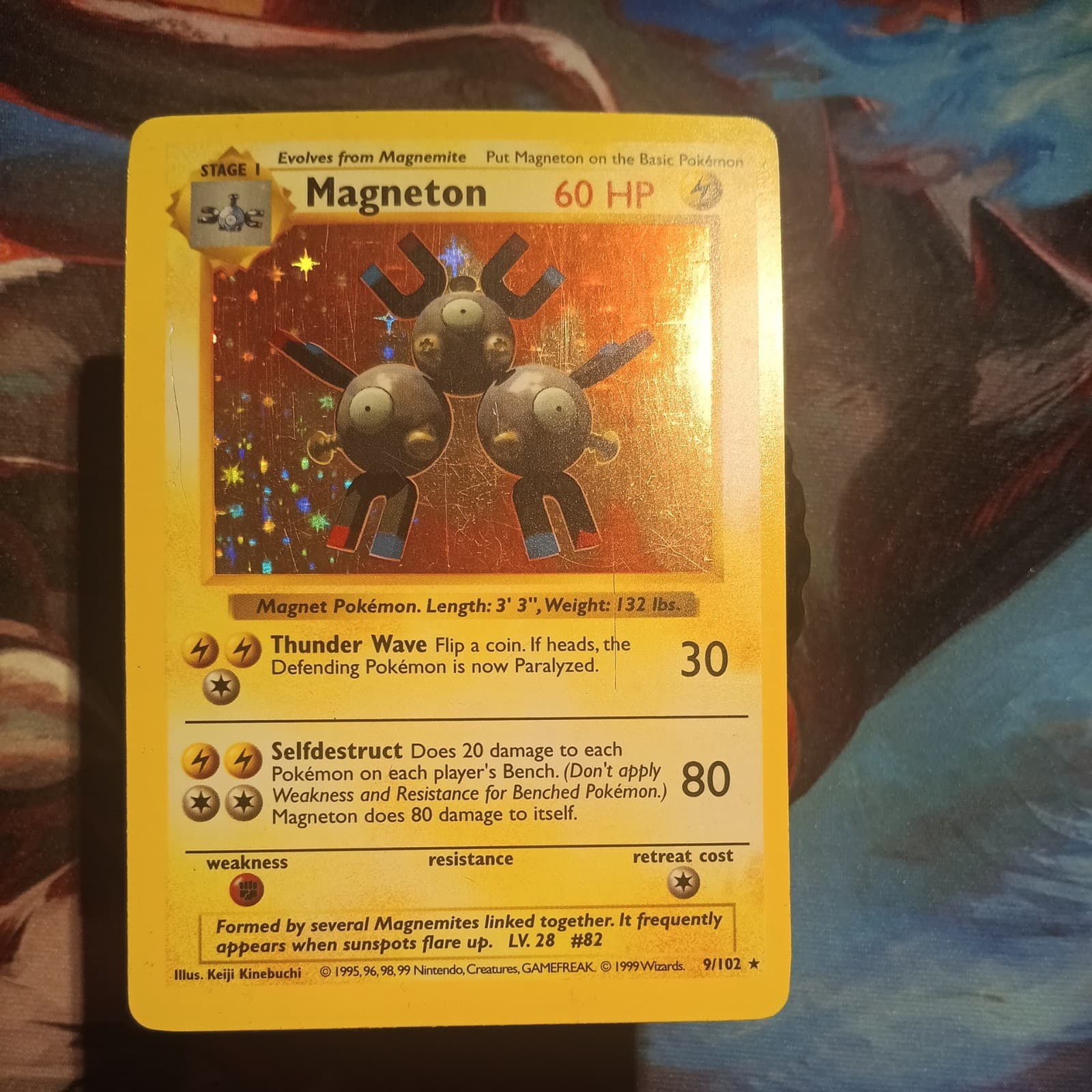 Magneton Holo Shadowless Base Set 9/102
