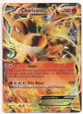 Pokemon Card: Charizard EX XY29 HP Damaged Holo Black Star Promo XY Ultra Rare