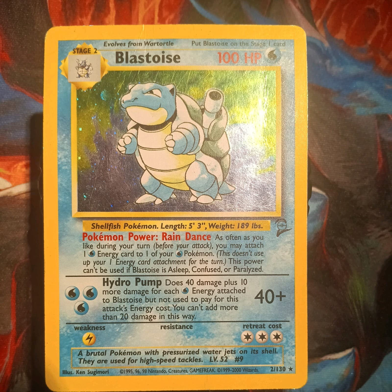 Blastoise Holo 2/130 Base Set 2