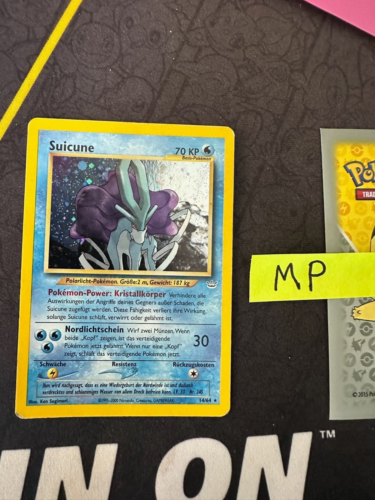 Pokemon Card Suicune Neo Revelations Unlimited WOTC Holo Rare 14/64 355 πMPπ