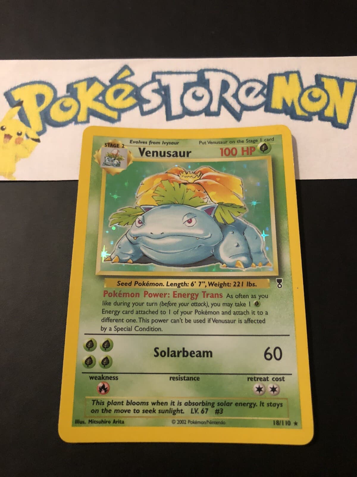 Pokemon - Venusaur - Legendary Collection - Holo - English - 18/110 - LP/Good