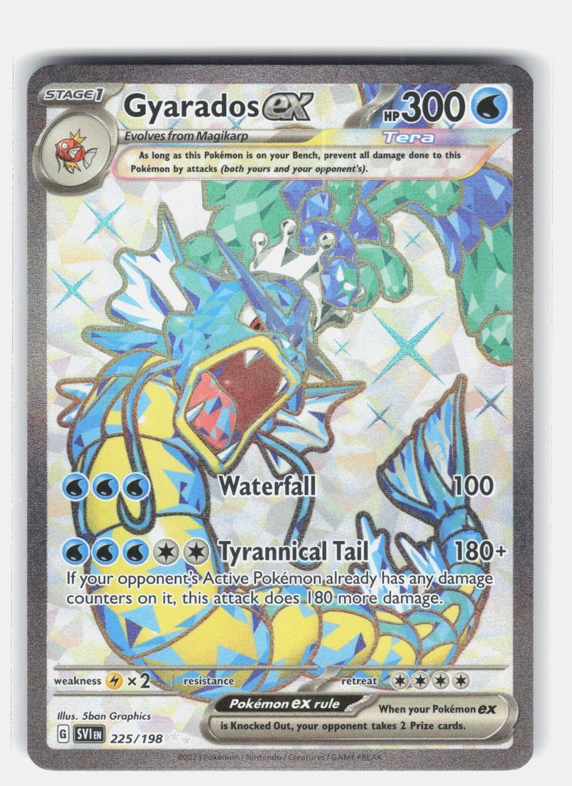 Gyarados ex Holo Ultra Rare SV01: Scarlet & Violet Base Set 225/198 NM