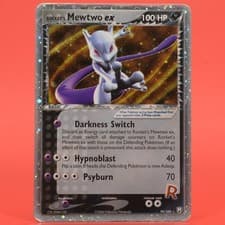 Pokemon TCG English Card Team Rocket Returns Rocket's Mewtwo ex 99/109 Holo Rare