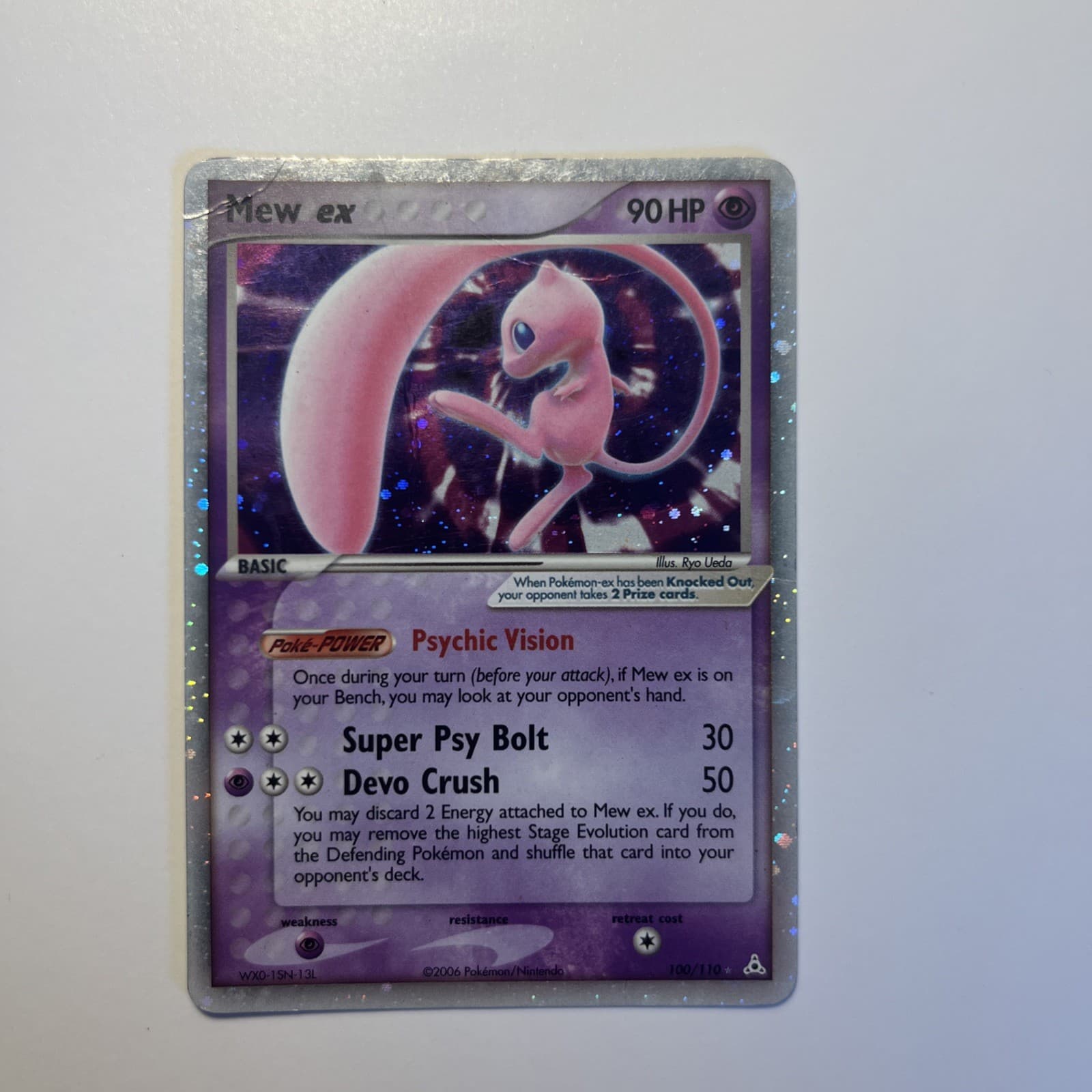 Pokemon Mew EX Holon Phantoms Holo Ultra Rare Card 100/110