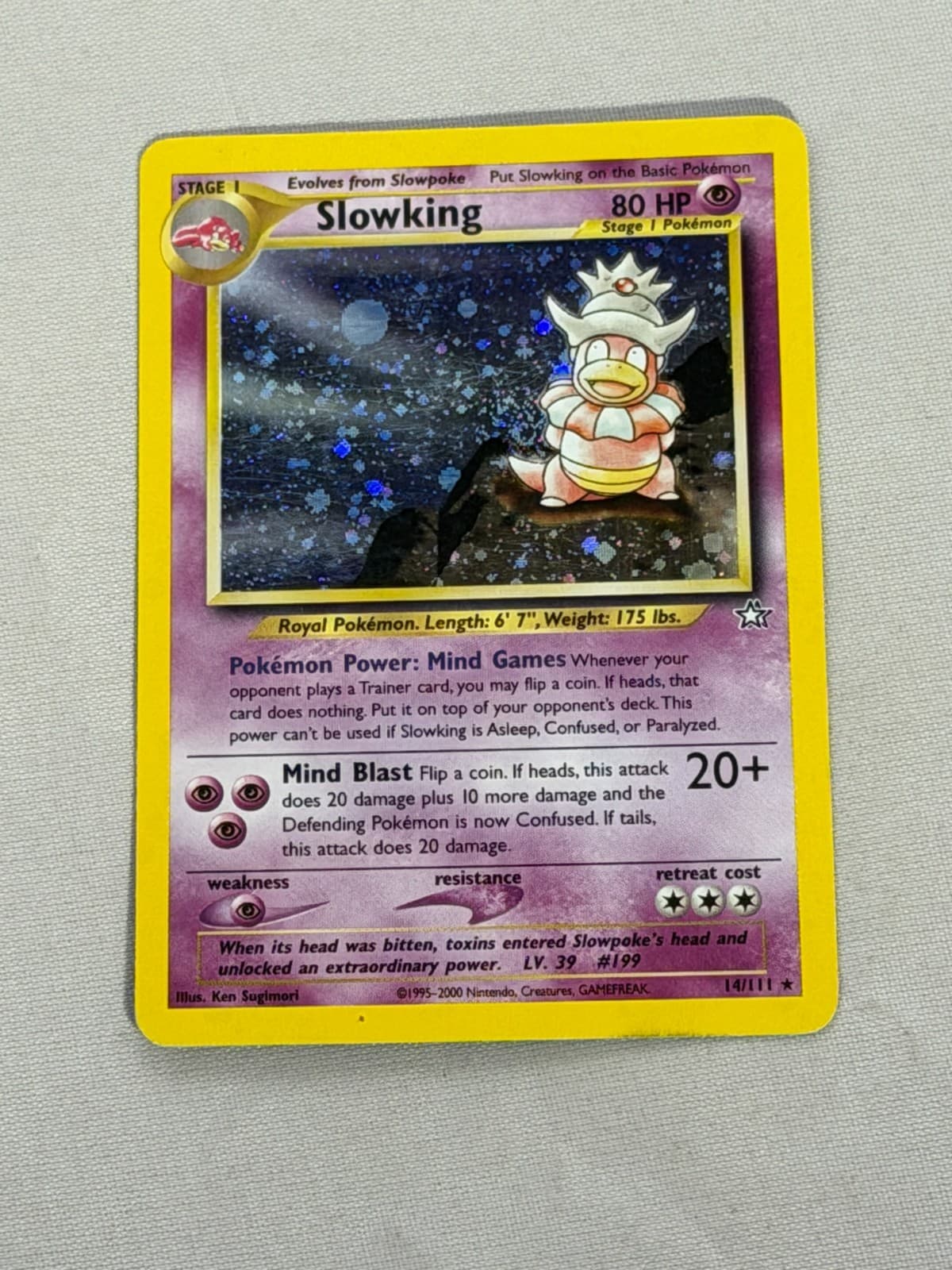 Pokemon Slowking Neo Genesis 14/111