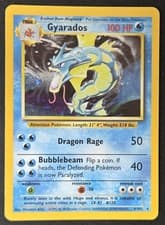 Gyarados 6/102 Base Set Unlimited Holo Rare WoTC Pokémon TradingCG 1999 HP/DMG D