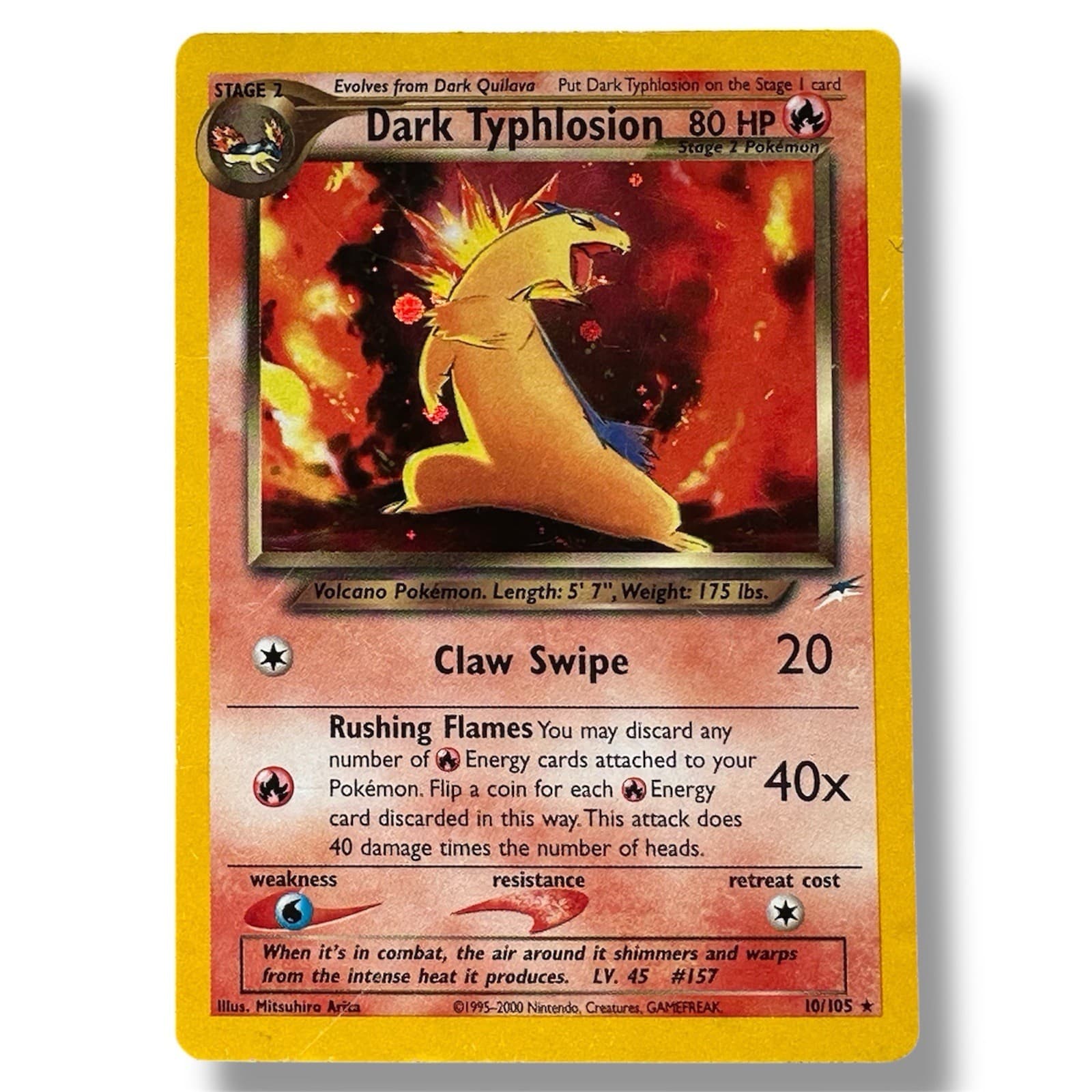 Dark Typhlosion 10/105 Neo Destiny Holo