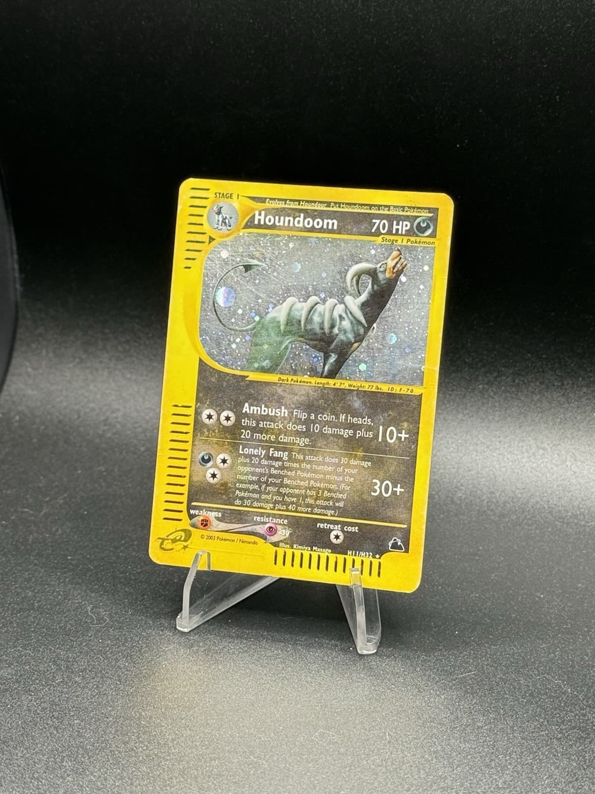 Pokemon Houndoom H11/H32 Skyridge Holo