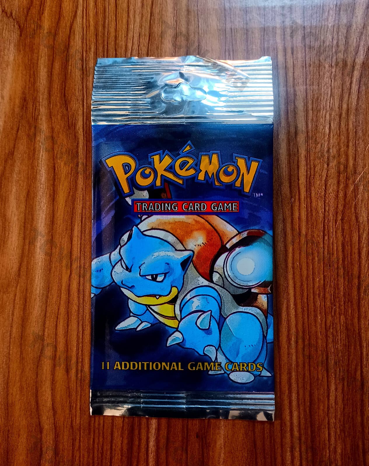 Pokemon TCG Base Set 1999 Empty Wrapper Pack "Blastoise Cover" # 2