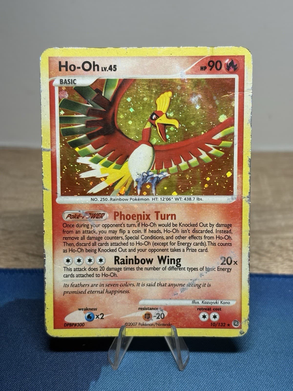 Ho-Oh 10/132 Holo Rare DP Secret Wonders Pokémon Card HP