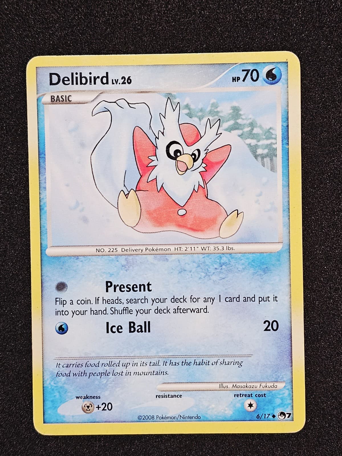 Pokemon TCG Delibird 6/17 POP Series 7 MP