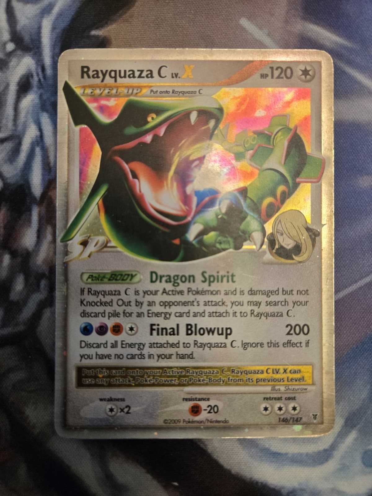 Rayquaza C Lv.X 146/147 Supreme Victors Holo