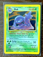 HP (Legendary Collection) Pokemon MUK Card Set 16/110 Holo Rare WOTC Heavy Play