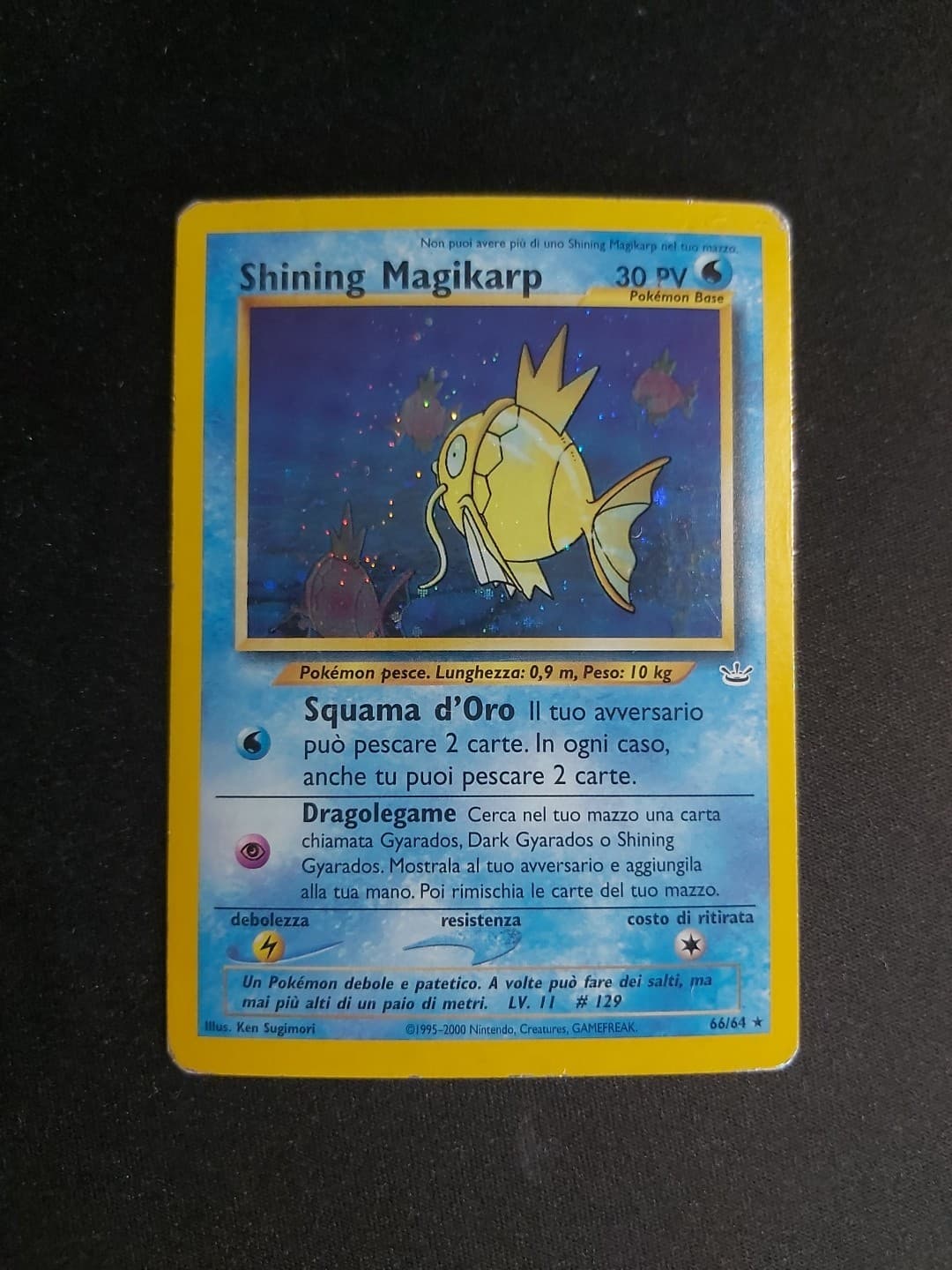 Shining Magikarp 66/64 - Holo Rare - ITA - Neo Revelation 2001