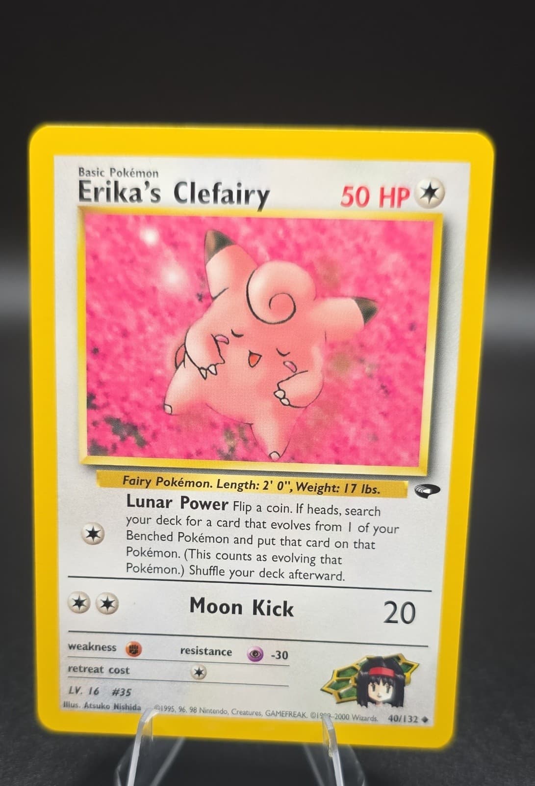 Erika's Clefairy 40/132 Gym Challenge Regular