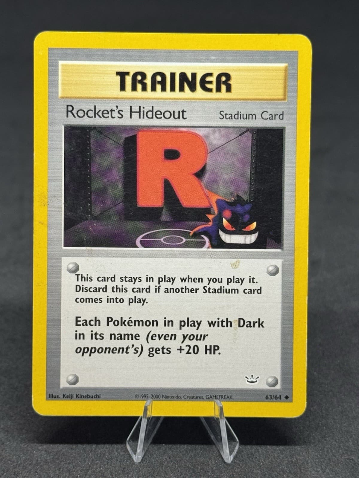 Pokémon Rocket's Hideout 63/64 Neo Revelation Regular