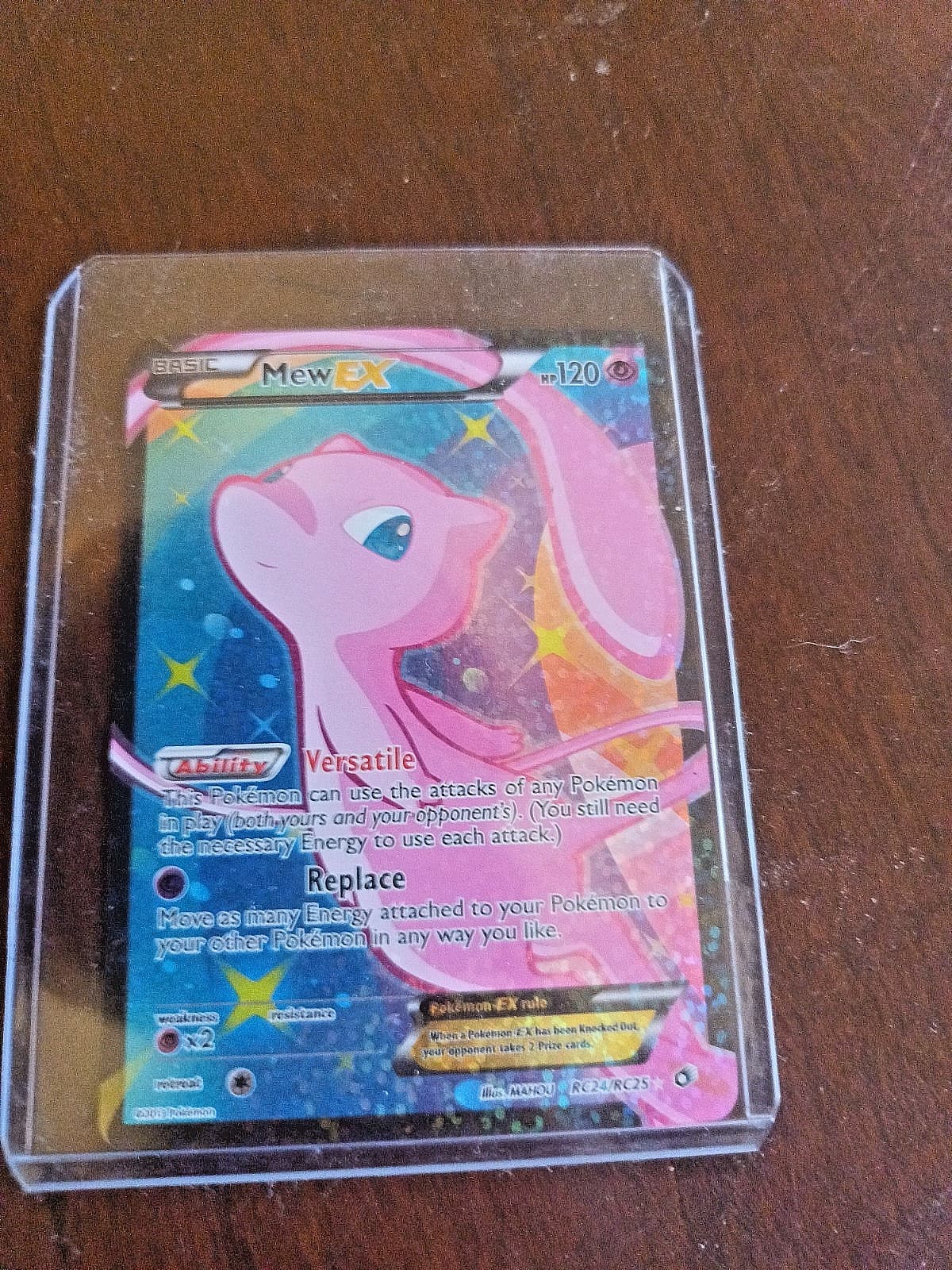 Mew EX (Full Art) RC24/RC25 Legendary Treasures: Radiant Collection Holo