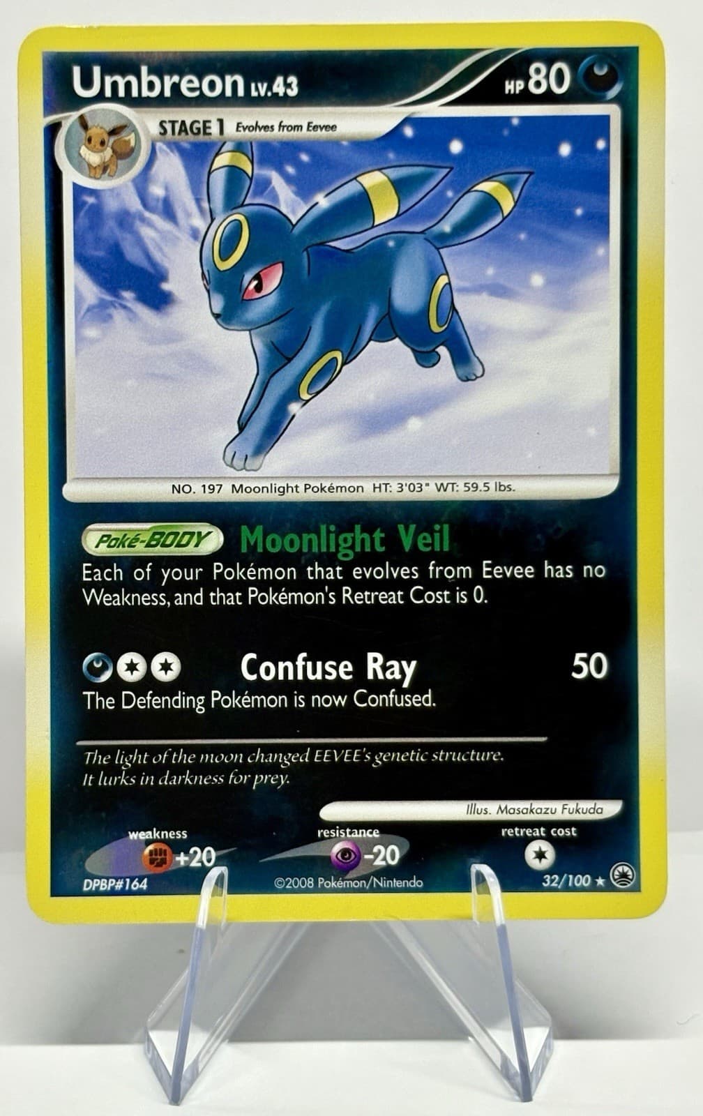 Umbreon 32/100 Majestic Dawn Reverse Holo DPBP #164 See Description