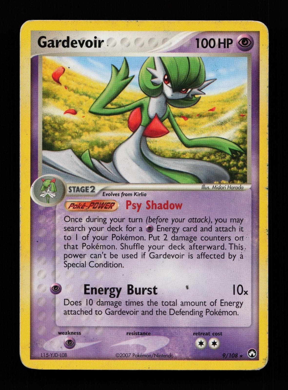 Gardevoir (EX Power Keepers) 9/108 Rare Non Holo Deck Exclusives Pokemon Cards